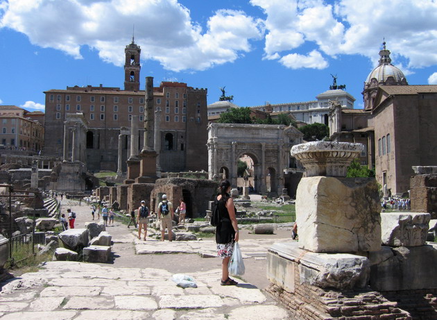 Forum Romanum - Back to attractions and sights - Rom 